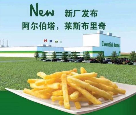 Cavendish Farms的新薯條加工廠