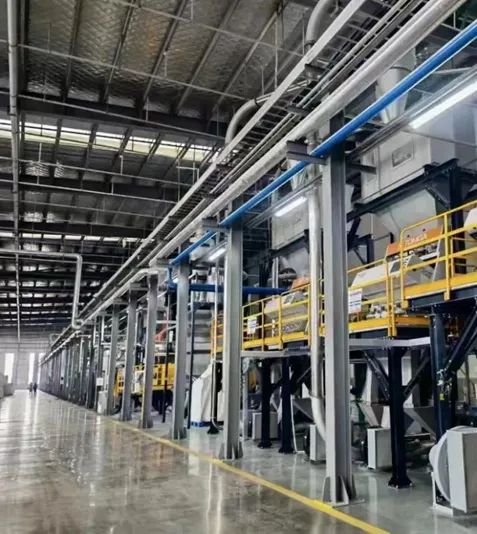 ▲ 賽維爾廠房內的陶朗INNOSORT? FLAKE瓶片分選機