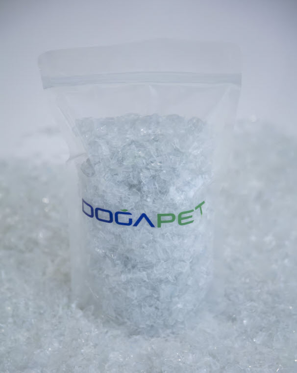 印有Do?a PET標識的PET碎片包裝