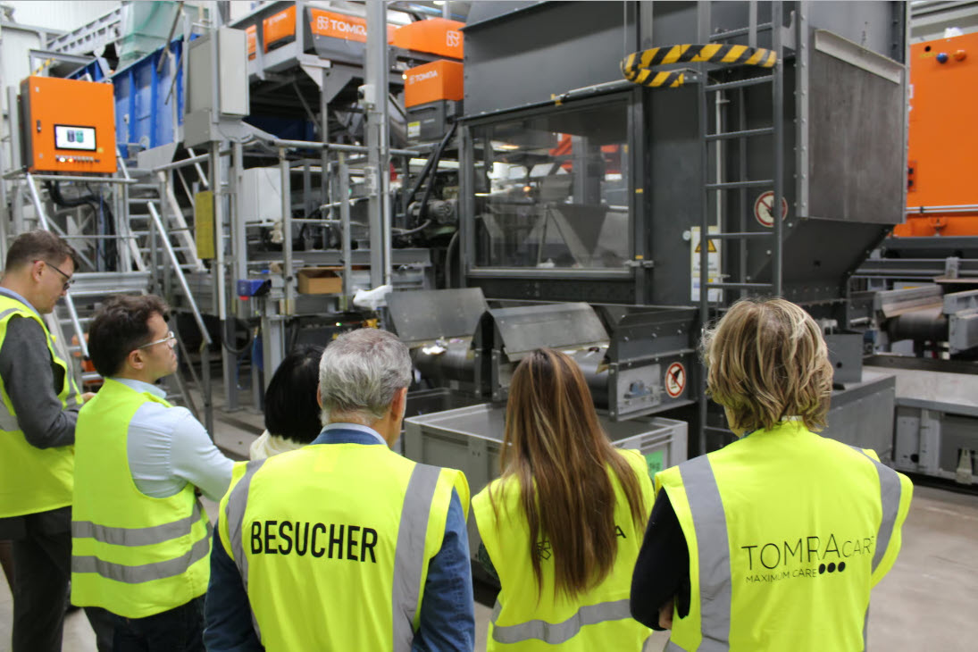 參觀期間，陶朗讓參觀人員近距離了解了當今分選系統已經實現的功能