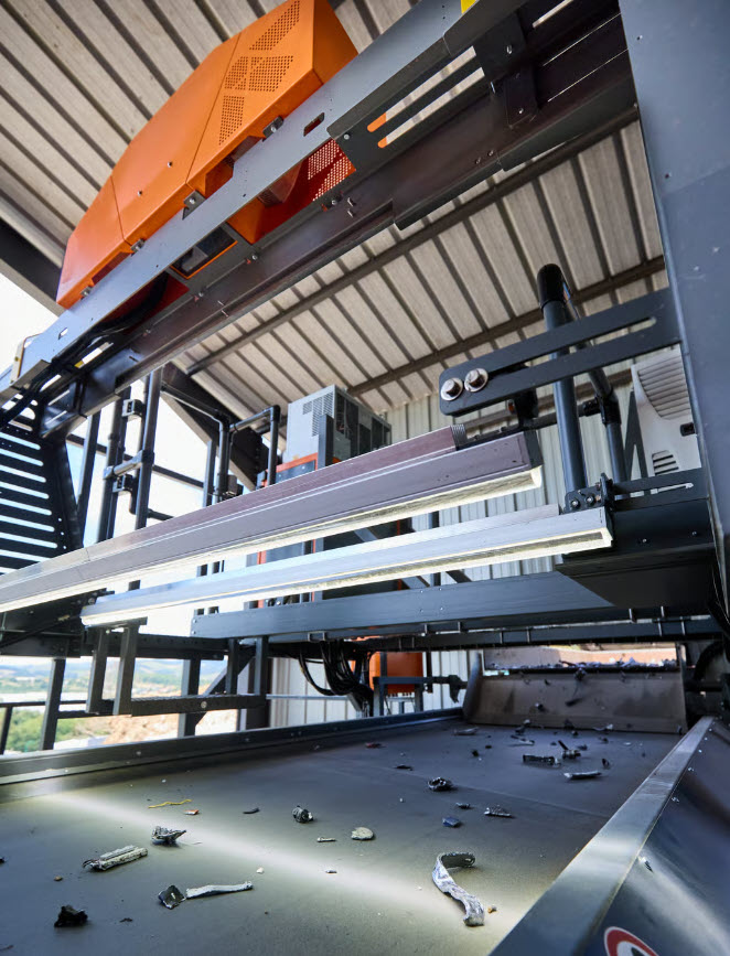 該新型系統可處理粒徑為 6–120 毫米的 Zorba 材料，處理能力高達每小時 20 噸。